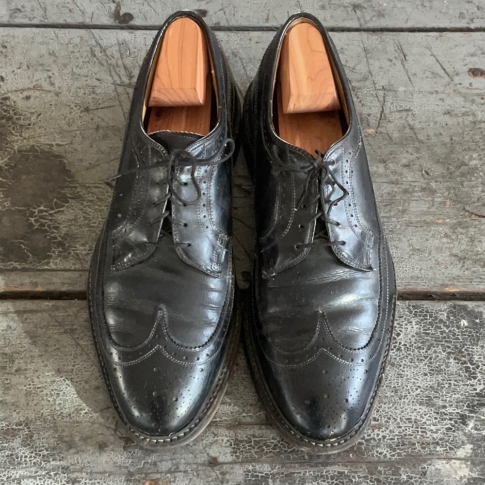 Vintage Black Wingtips